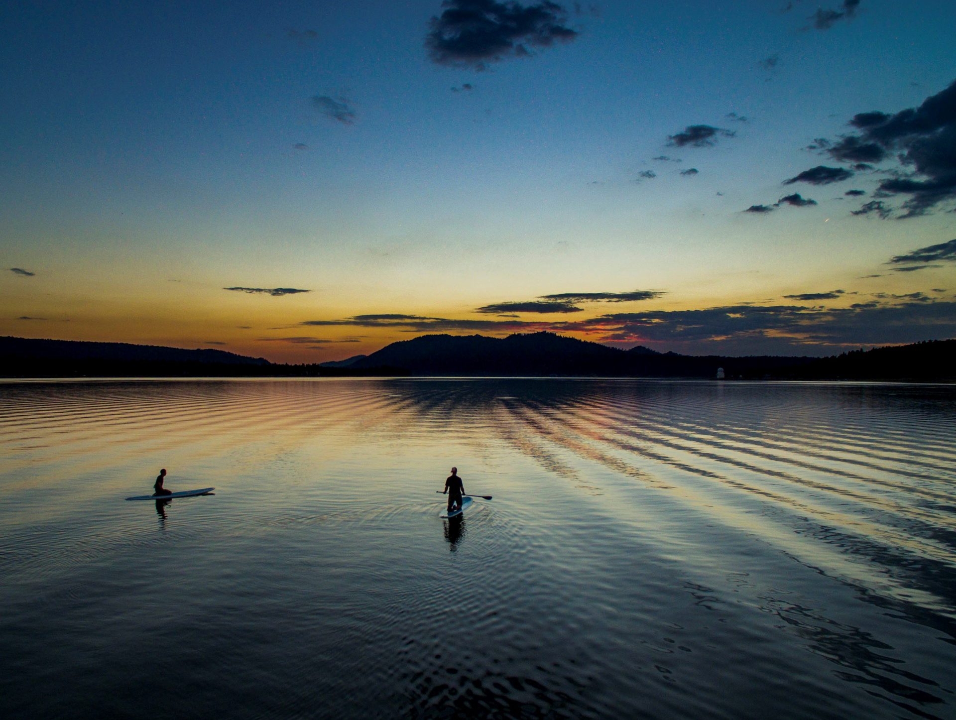 Paddleboarding on Big Bear Lake